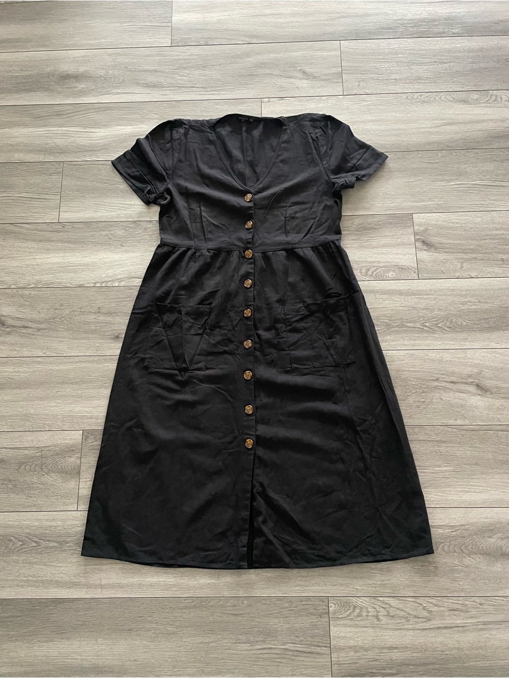 Button-Front Dress
